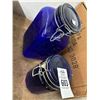 Image 2 : Blue Glass Jars - 2