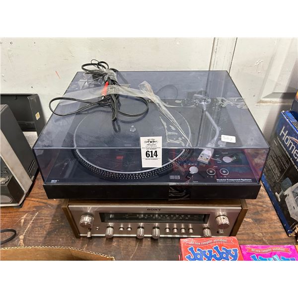 Sony Vintage Stereo Receiver, MCS Turntable