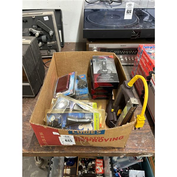 Charger Cable Adapters, Electric Staple Gun, Power Bank Wallet