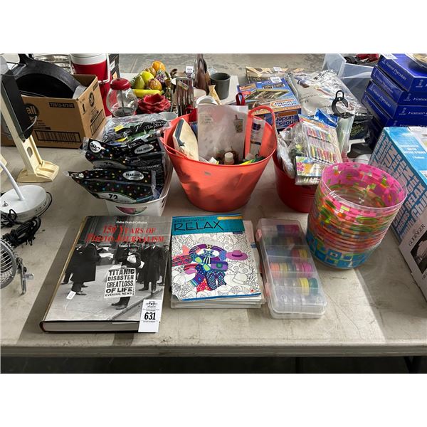 Coloring Kit, Acceessories, Balloons, Coffee Table Book