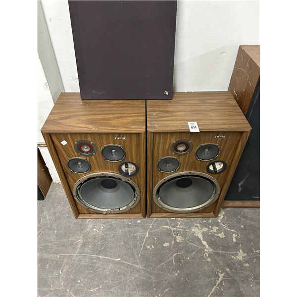 Fisher Medium Stereo Speakers - Pair