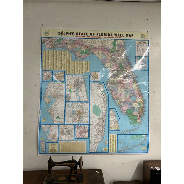 Florida Wall Maps - 2