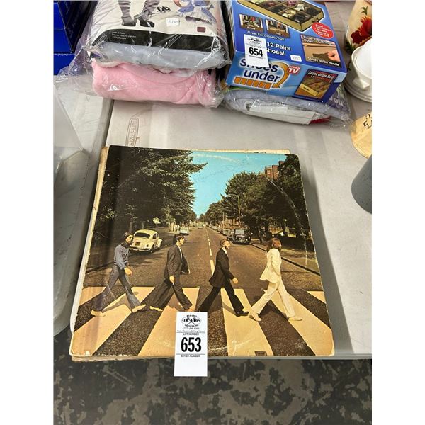 Vintage Beatles/Belafonte/Brown Record Albums