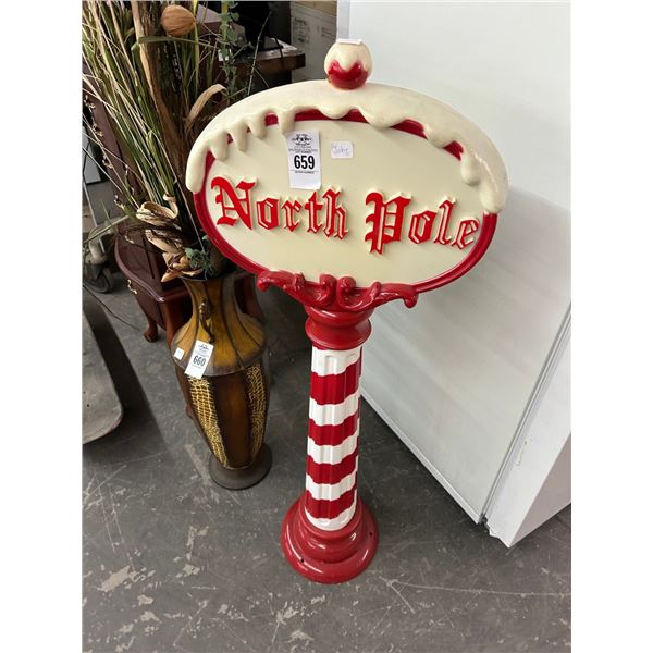 LED Northpole Christmas Sign