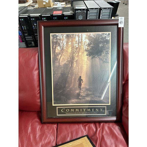 Commitment Inspirational Wall Art