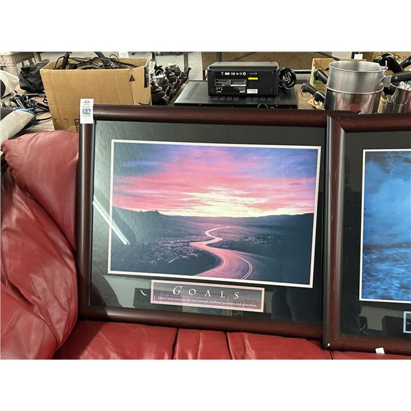 Goals Inspirational Wall Art