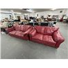 Image 2 : Scan Design Style Chrome Leather Loveseat Set
