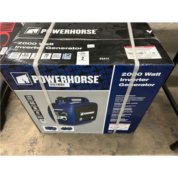 Power House 2000W Inverter Generator - New In Box - SEALED