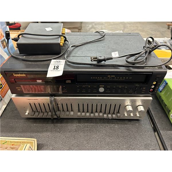 Symphonic DVD/VHS Player, Stereo Equalizer