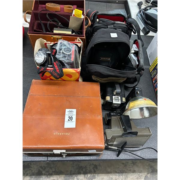 Vintage Cameras, Accessories, Bags