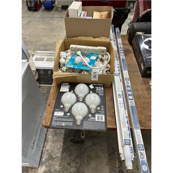 Asst. Light Bulbs, Multi Outlet