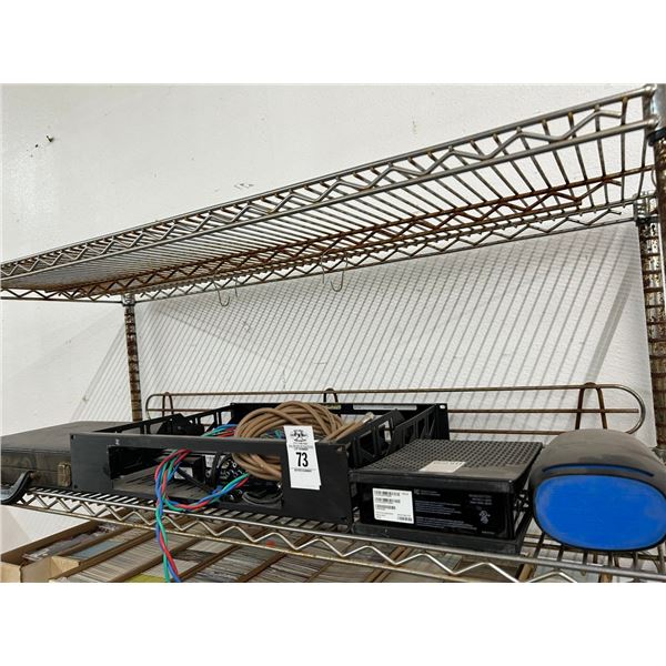 Backgammon Set w/Wifi Extenders on Shelf