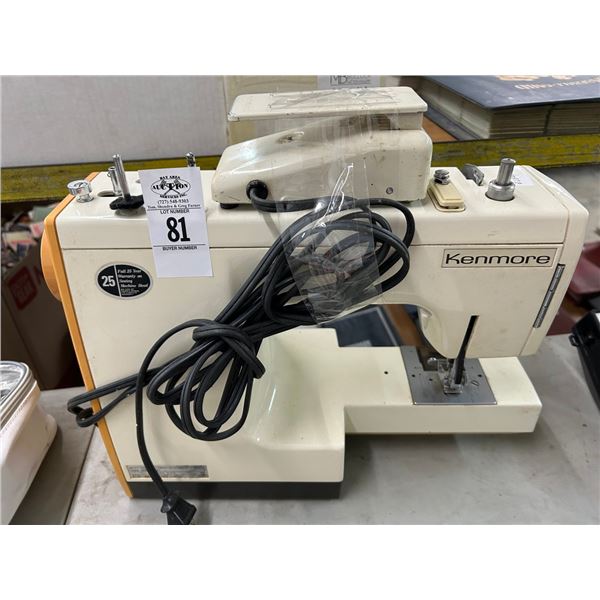 Kenmore Sewing Machine w/Foot Pedal