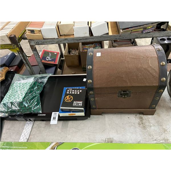 Hunger Games/Shinefield CD Set, Samsung Small TV, Wall Mount, Chest