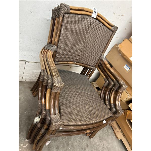 Rattan Armchairs - Set of 4