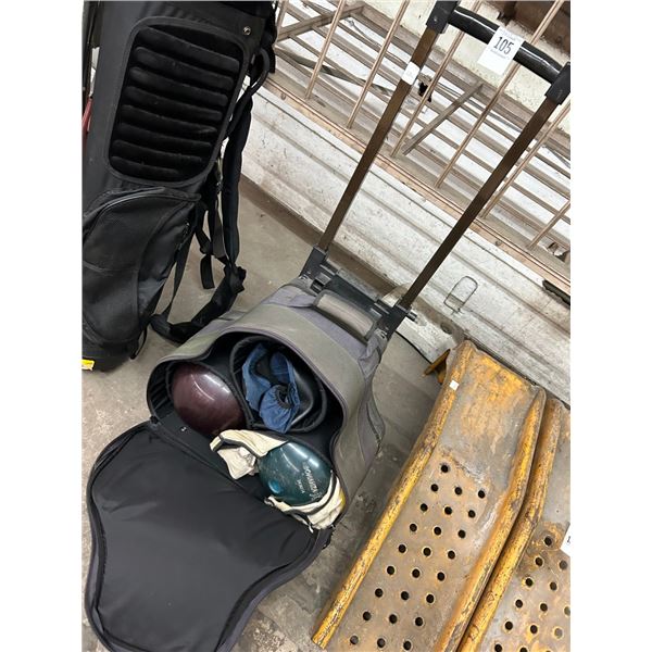 Bowling Balls 2 w/Transport Bag