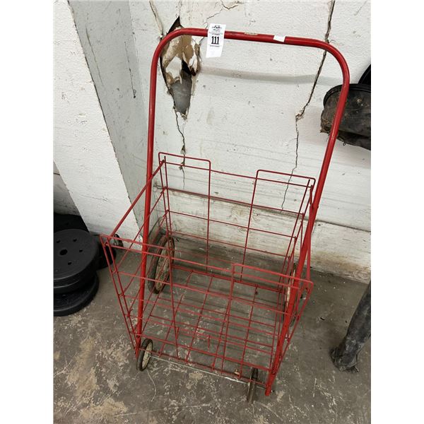 Red Utility Cart