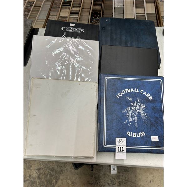 Albums 6 w/Sports Trading Cards