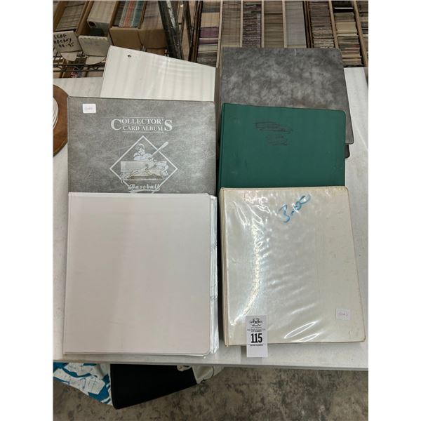 Albums 6 w/Sports Trading Cards