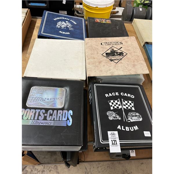 Albums  6  w/Sports Trading Cards