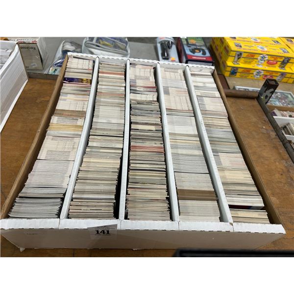 Box of Sports Trading Cards