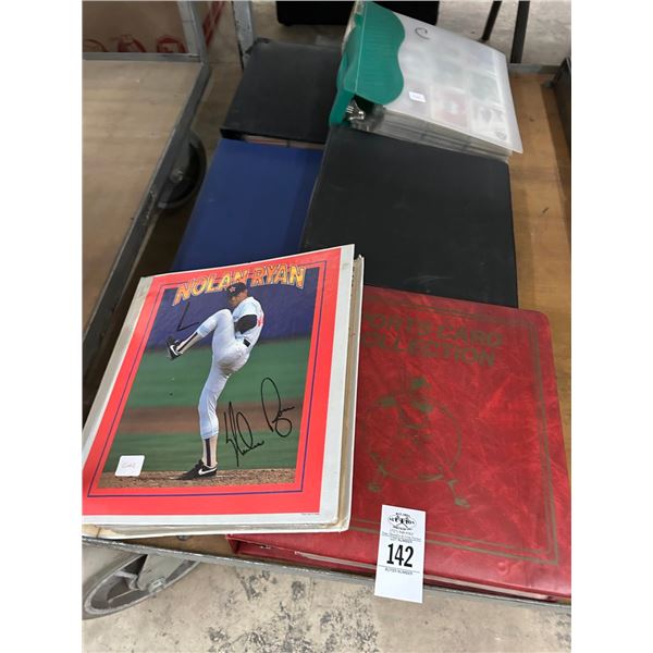 Albums  6 w/Sports Trading Cards