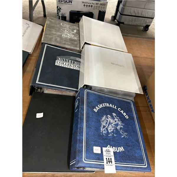 Albums  6  w/Sports Trading Cards