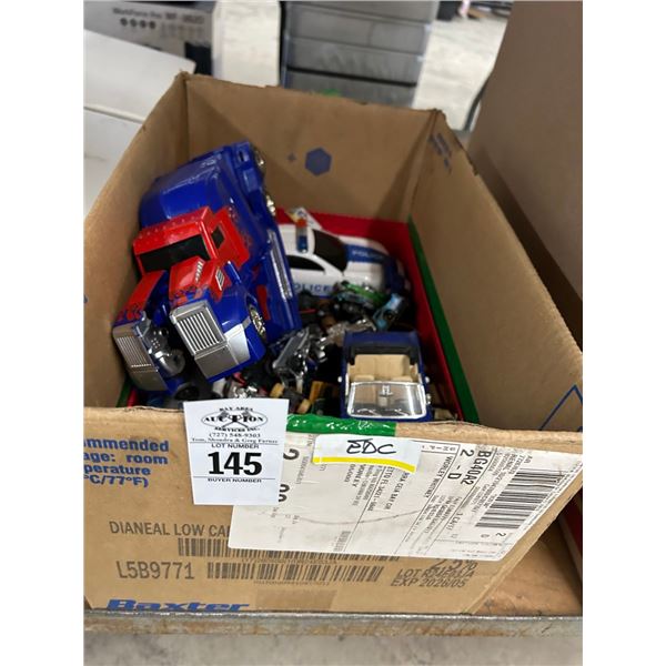 Die Cast Cars w/Transformer Truck