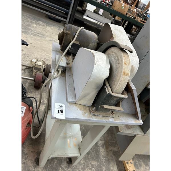 Electric Grinding Wheel on Rolling Stand