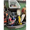 Image 3 : Bins  4  w/Asst. Hand Tools/Power Tools/Drop Light
