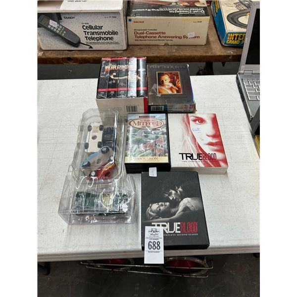 True Blood/Die Hard Movie Sets, Die Cast Cars, Bruce Lee