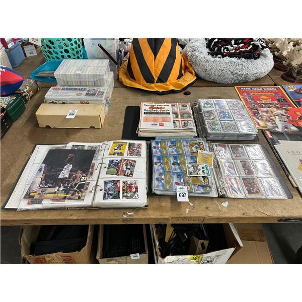 Albums 3 w/Sports Trading Cards