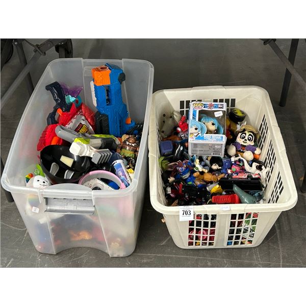 Asst. Toys/Figurines - 2 Bins