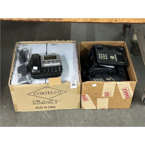 Avawa/Cortelco System Phones - 2 Boxes