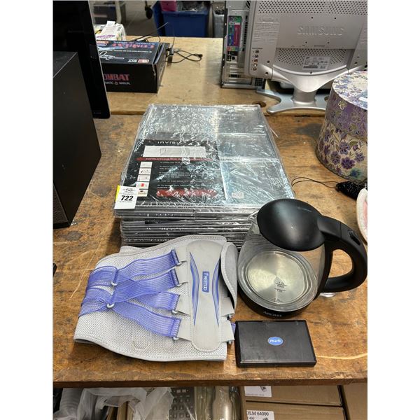 Invisie Box Clear Storage Boxes, Insulated Pitcher, Support Belt, Scale