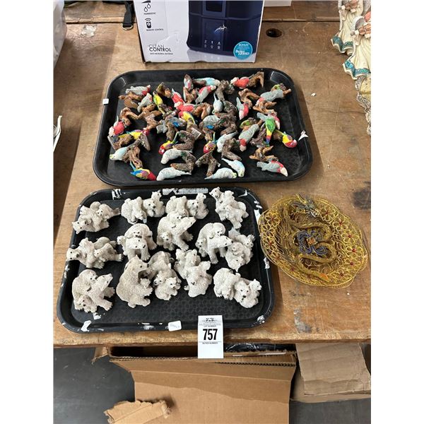 Polar Bears, Birds Miniatures - 2 Trays +, Dragon Art
