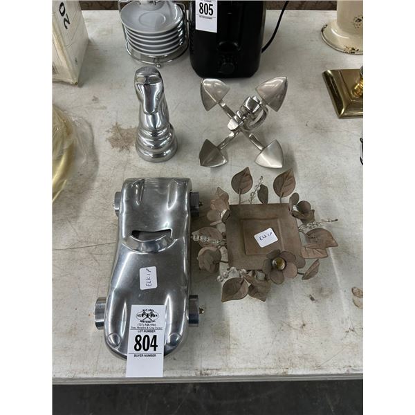 Asst. Décor, Race Car, Anchor, Chess, Flower Décor