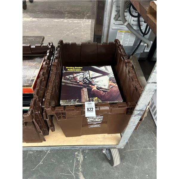 Tote w/Vinyl Records