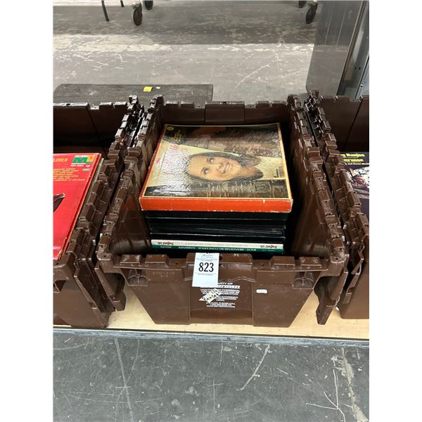 Tote w/Vinyl Records