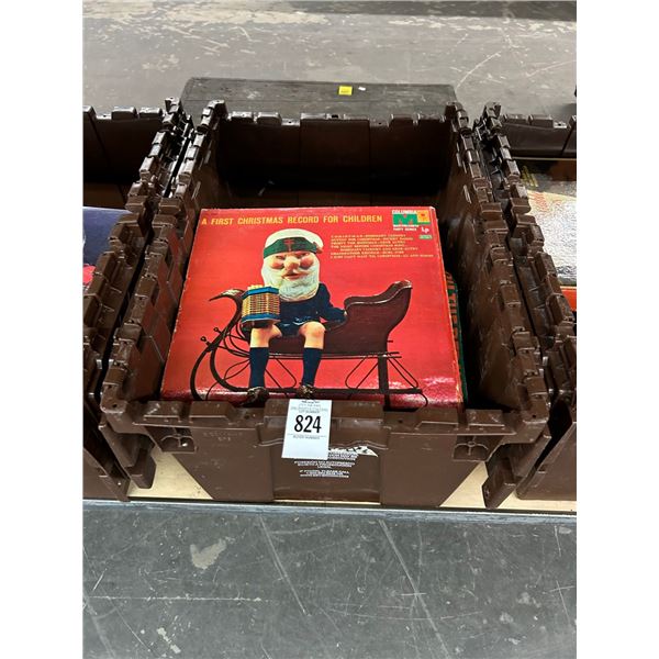 Tote w/Vinyl Records