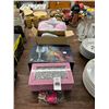 Image 1 : Neck Pillow, Mini Cordless Mending Machine, Crystal Stems, Ornate Storage Box