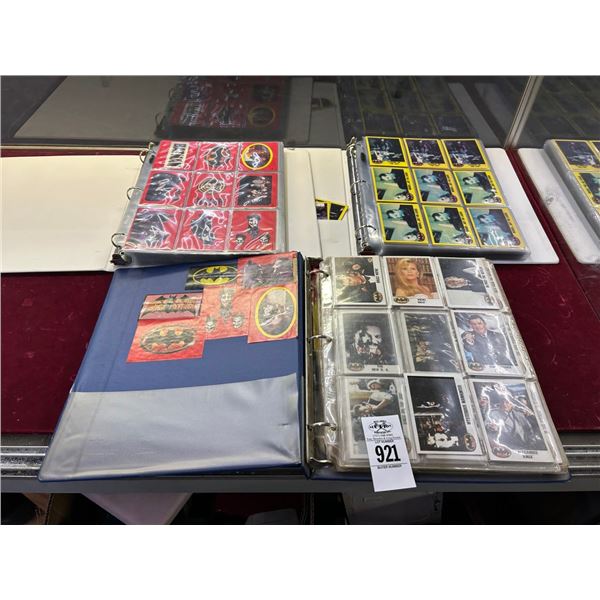 Albums 3 w/Asst. Super Hero/Villan Trading Cards