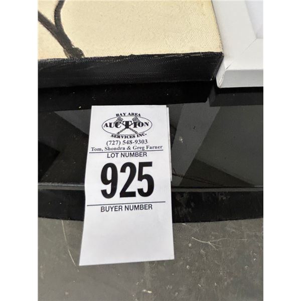 Large Black Entertainment Console