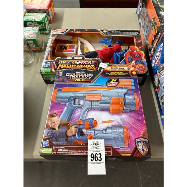 Marvel Spiderman, Arackno Blaster Guardians Nerf Gun