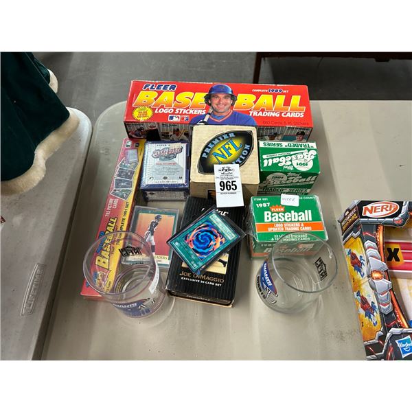 Asst. Baseball Collector Memorabilia, Trading Cards