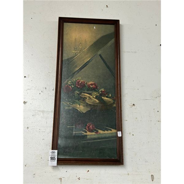 Musical Wall Art - 12"  X  36"