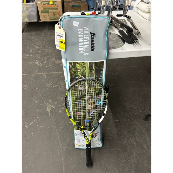 Franklin Volleyball, Badmitten Set, Tennis Rack