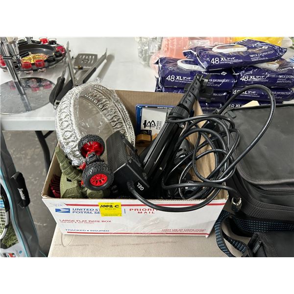 Snowglobe, Toy Car, Adapter, Travel Items