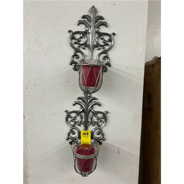 Wall Candle Sconces - Pair
