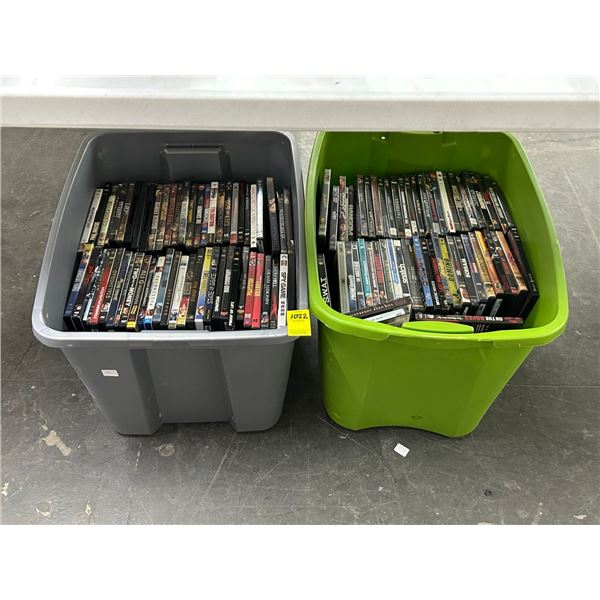Bins 2 w/DVD Movies